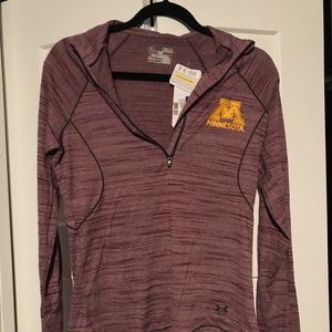 U of M under armour zip up